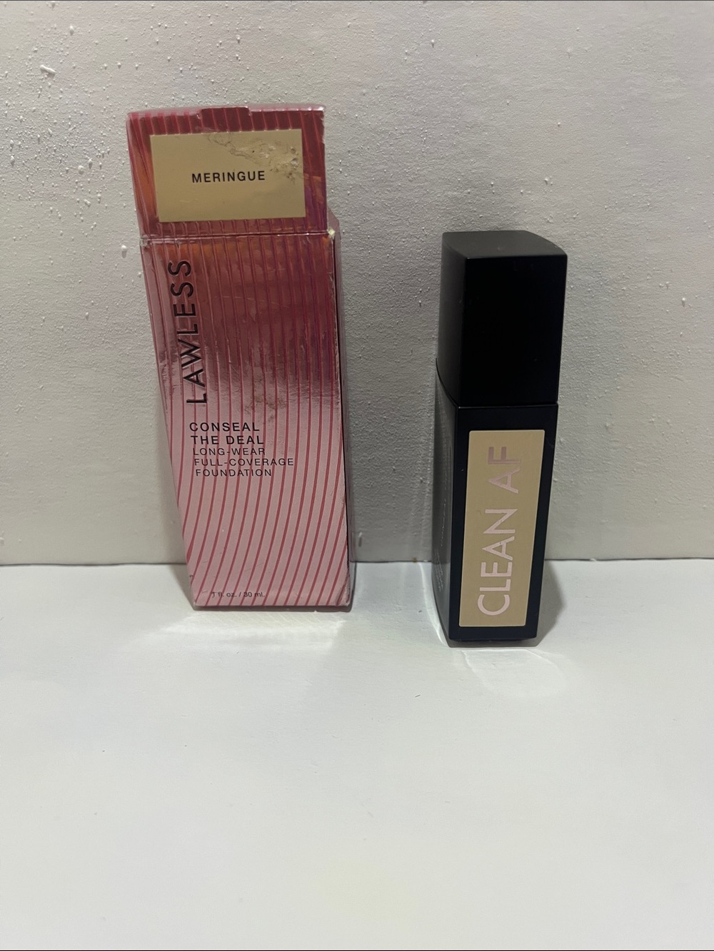 LAWLESS Clean AF Liquid Foundation — Meringue (Light Beige)